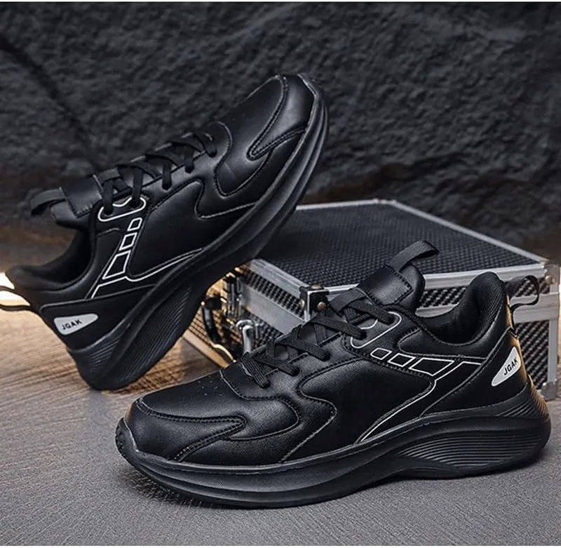 Mens Trainers Running Walking Mesh Slip On Shoes Lightweight Comfortable Badminton Gym Tennis Sneakers Non-Slip Sole