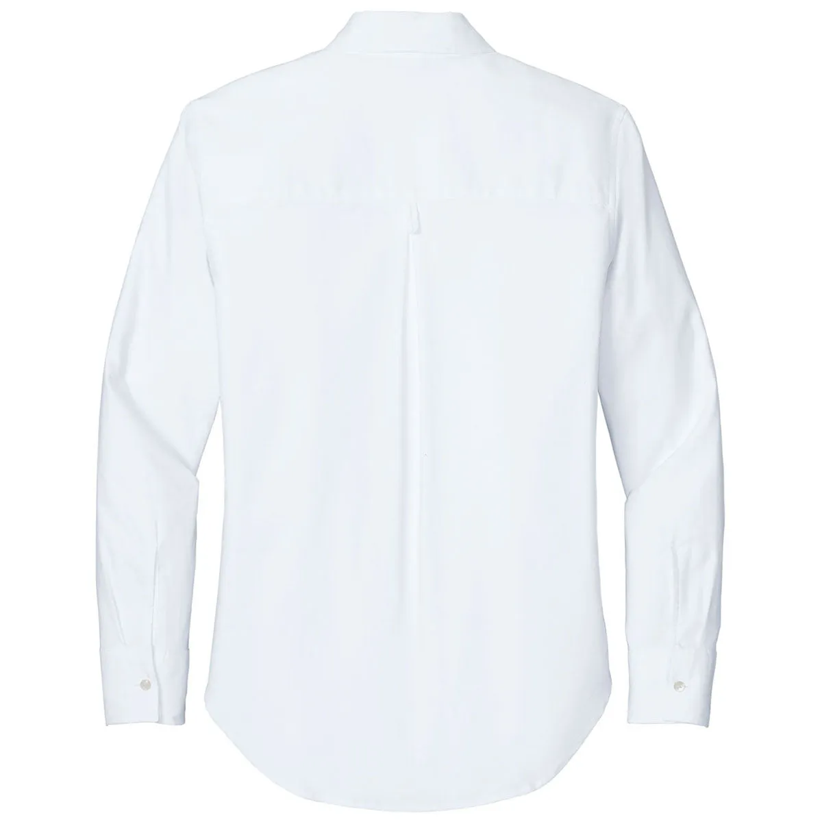 Mercer Mettle Women's White Long Sleeve Modern Oxford Shirt