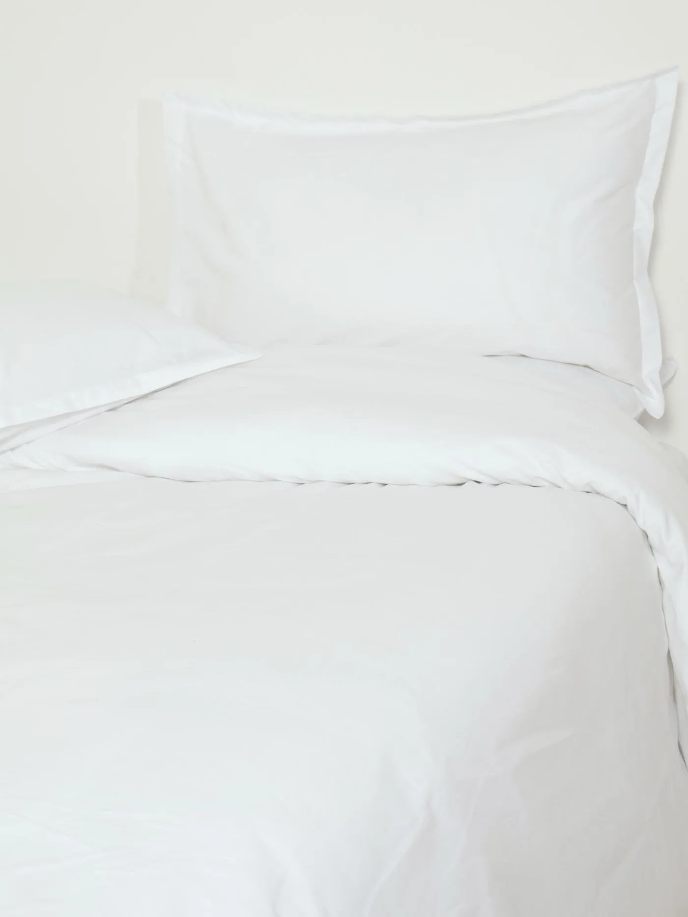 Modern Oxford Duvet Set - White