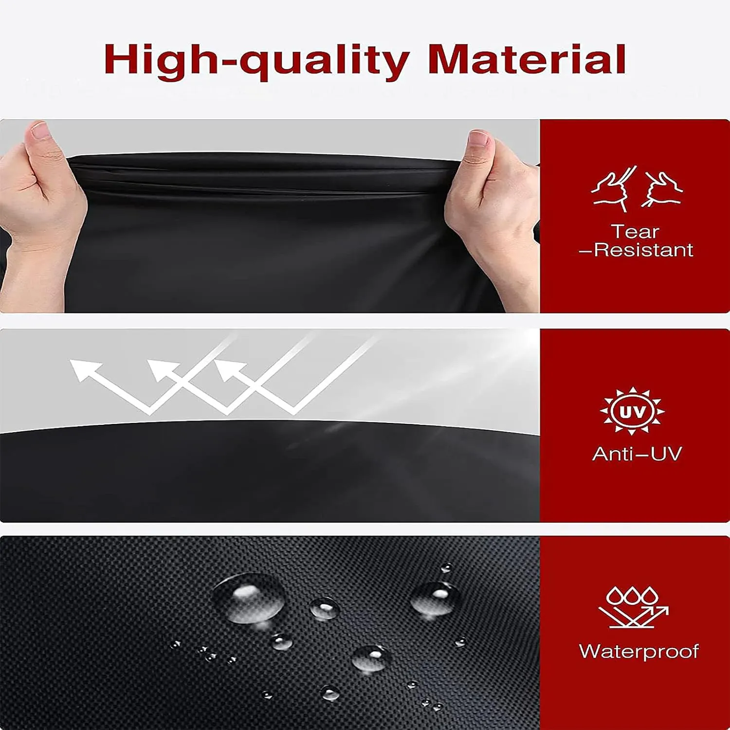 Motorcycle Cover for Daelim VS 125 Scooter Cycle Moped Cover Anti-UV Moped Cover with Lock Holes Windproof Buckle and Elastic Hem,A1-200x85x110