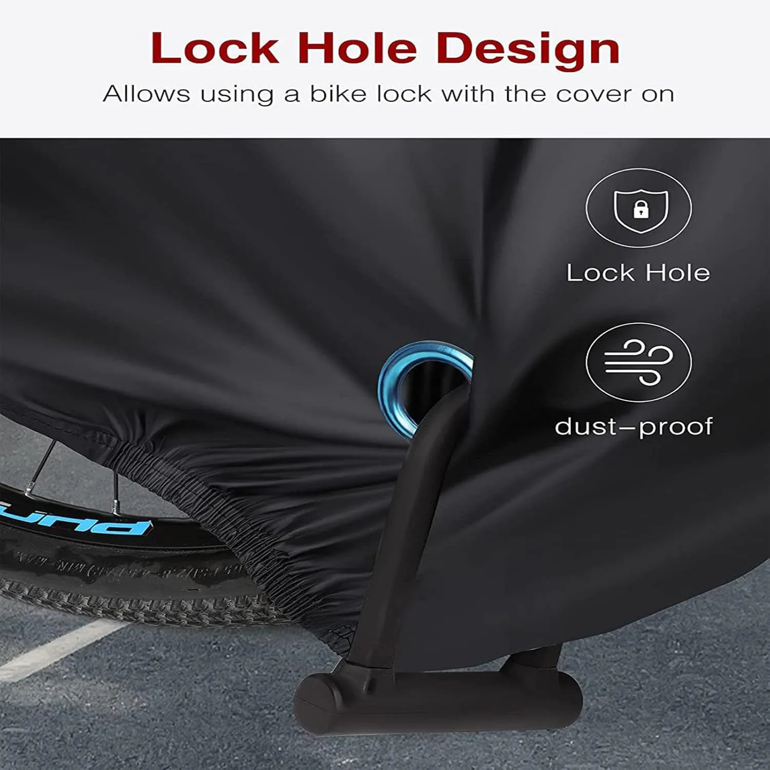 Motorcycle Cover for Daelim VS 125 Scooter Cycle Moped Cover Anti-UV Moped Cover with Lock Holes Windproof Buckle and Elastic Hem,A1-200x85x110