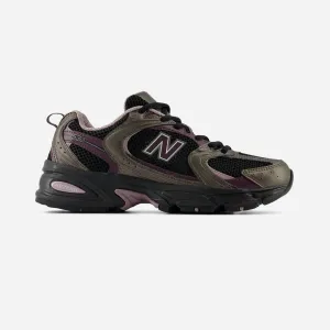 NEW BALANCE 530 BLACK METALLIC PLUM BROWN