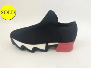 NEW Iri Black & Red Neoprene Sneaker Size 8.5