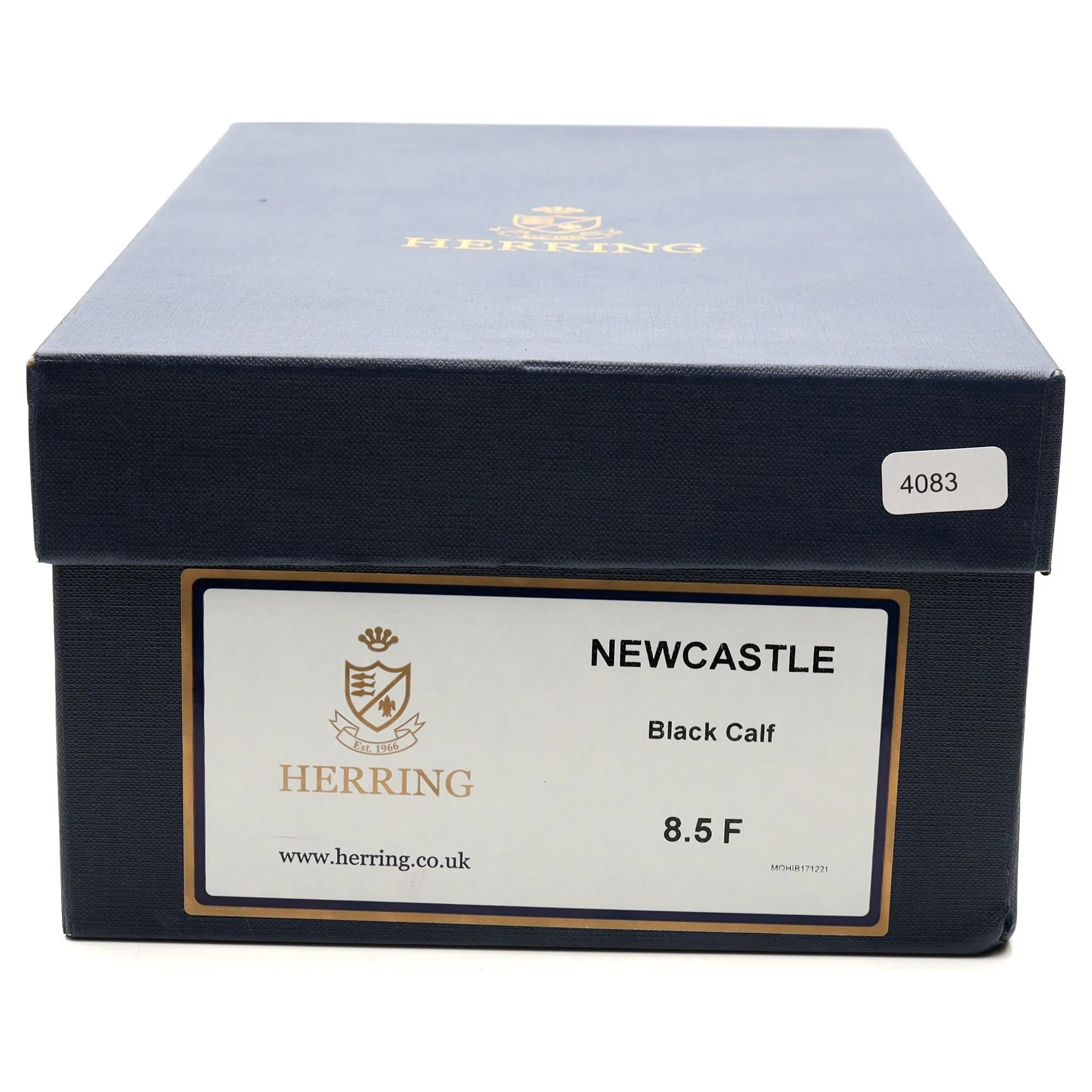 'Newcastle' Black Leather Oxford UK 8.5 F