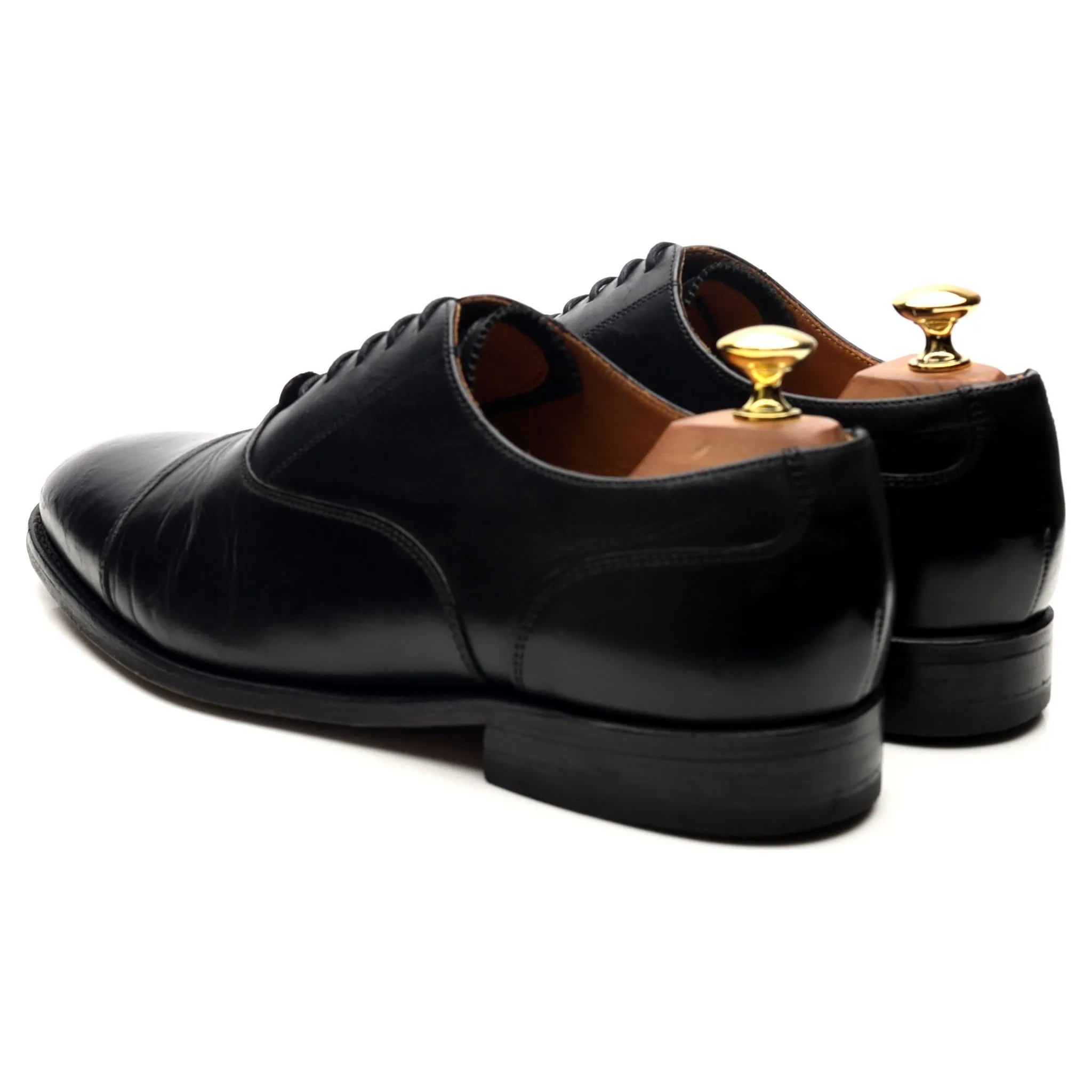 'Newcastle' Black Leather Oxford UK 8.5 F
