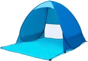 NIEH Sun Protection Outdoor Beach Tent, Automatic Portable UV Beach Tent, Sun Shade Instant Tent, with a Carry Bag for Camping, Fishing, Hiking,Picnicing, Traveling