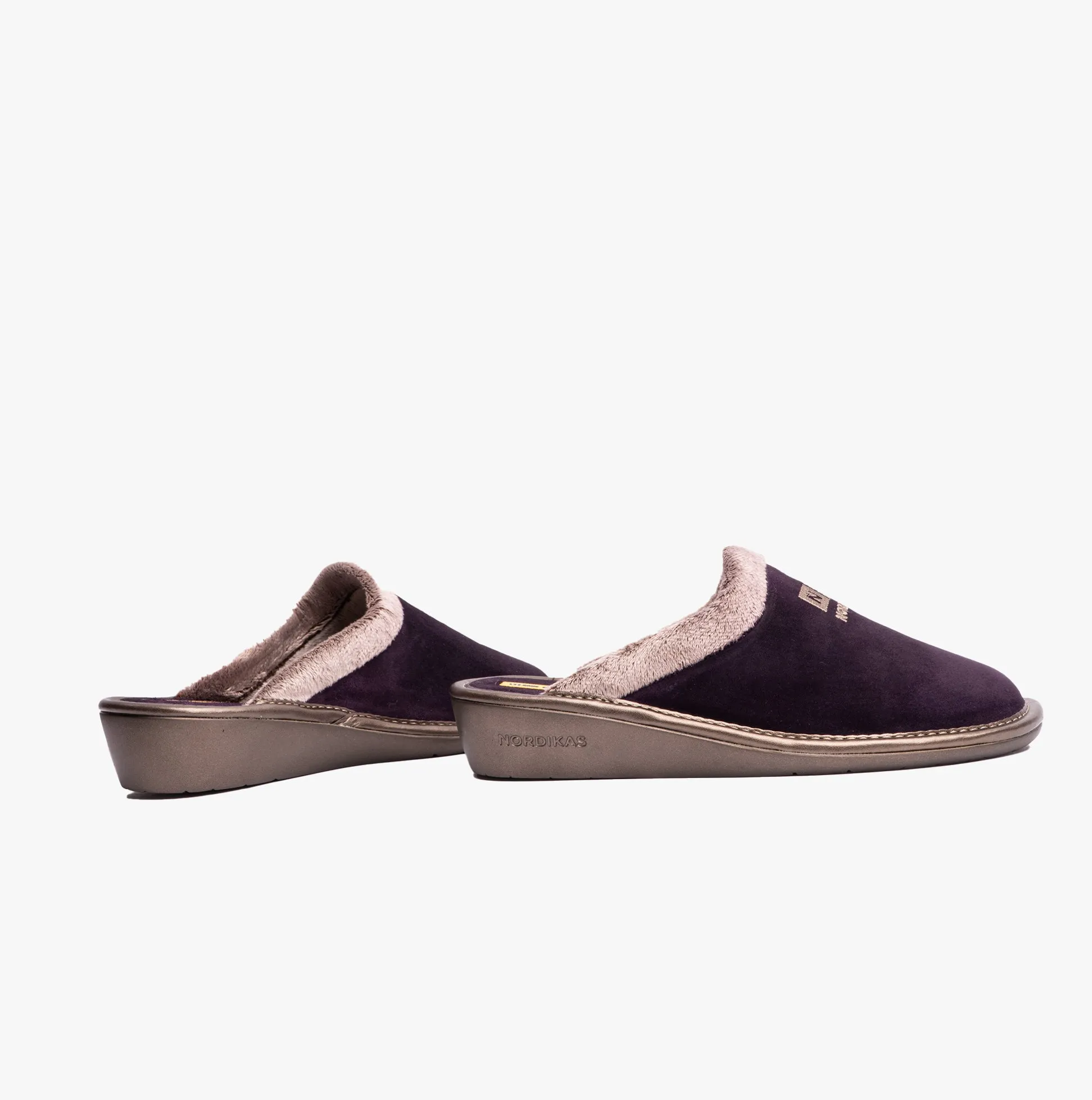 Nordikas AFELPADO PURPURA Womens Mule Slippers Purple