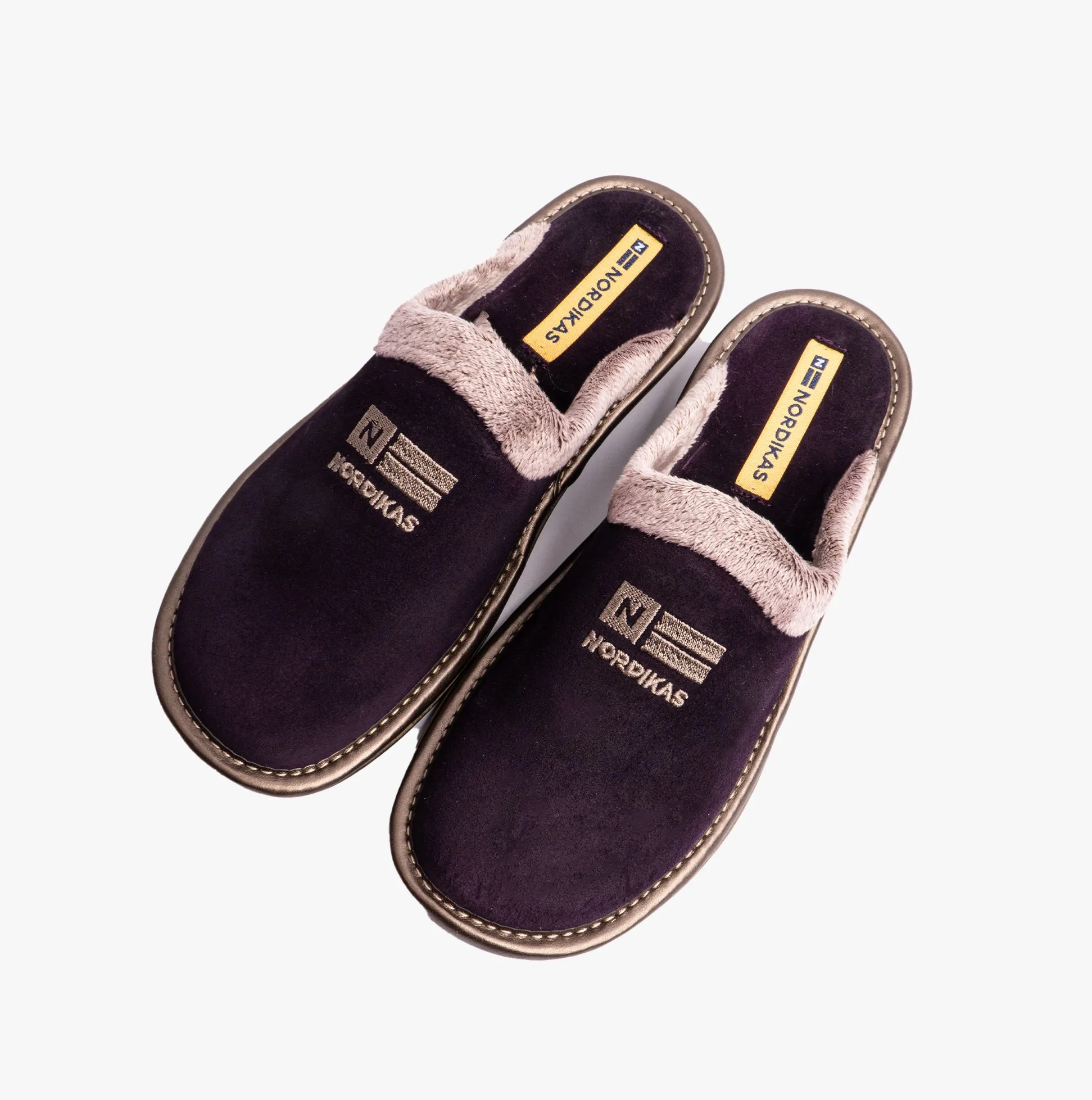 Nordikas AFELPADO PURPURA Womens Mule Slippers Purple