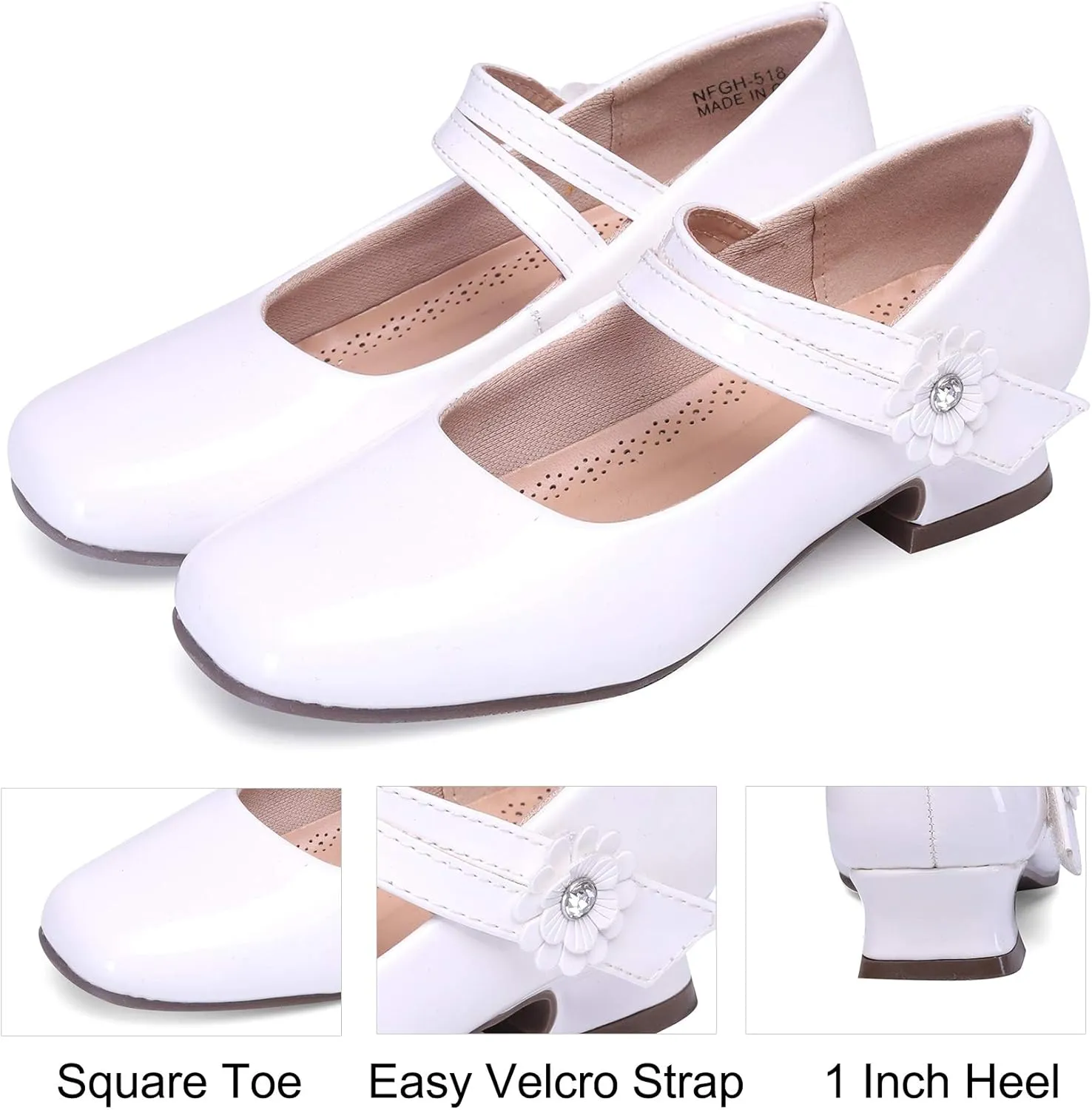 Nova Utopia Girls Low-Medium Platform Sandal Shoes