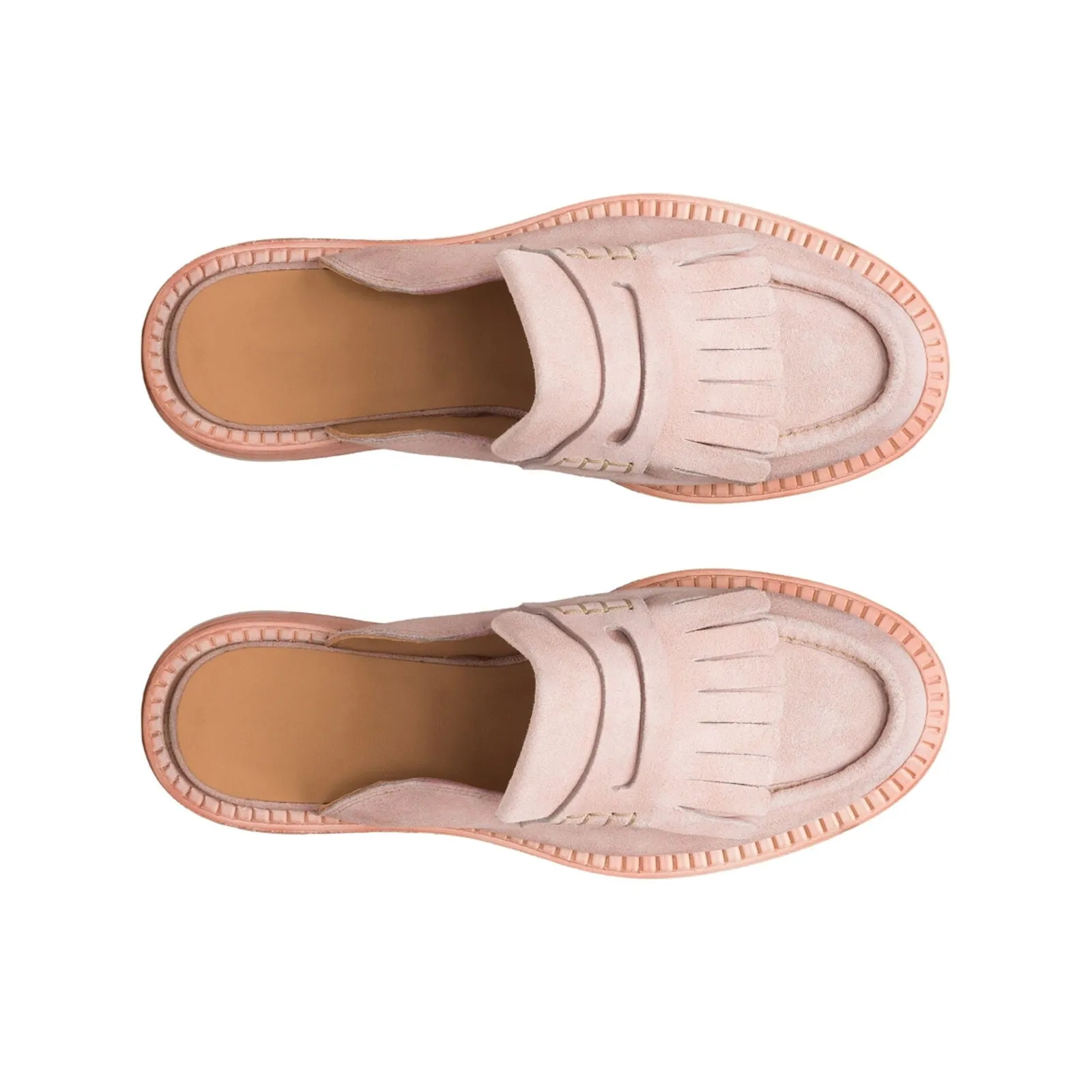 Oaklynn KT Mule Blush Suede