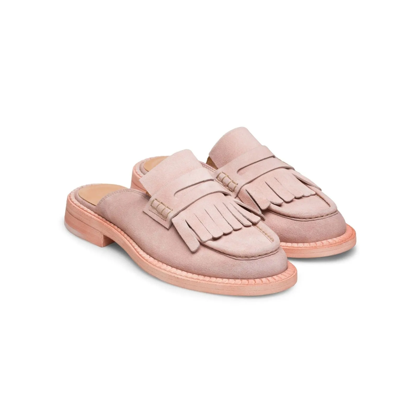 Oaklynn KT Mule Blush Suede