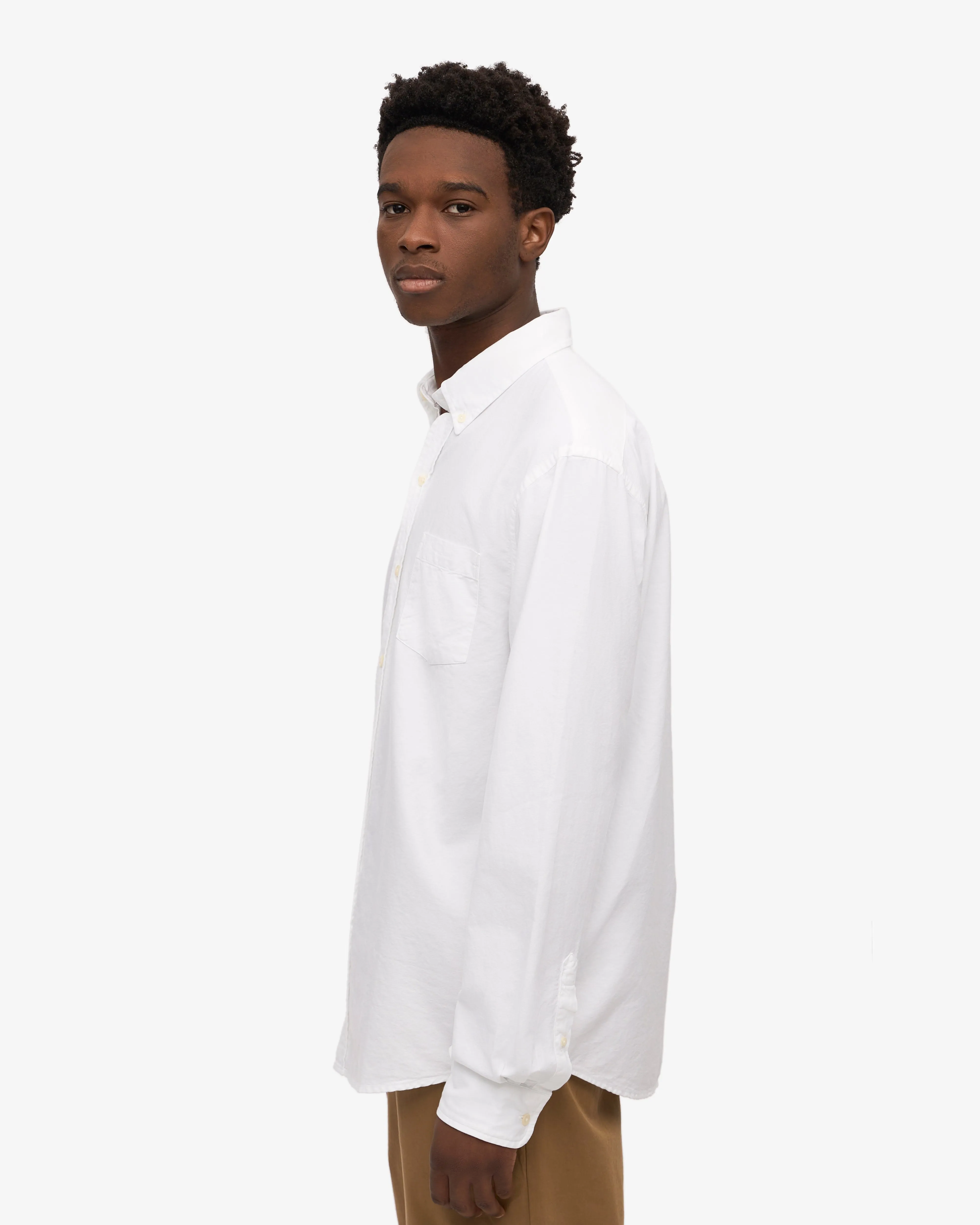 Organic Button Down Shirt - Optical White