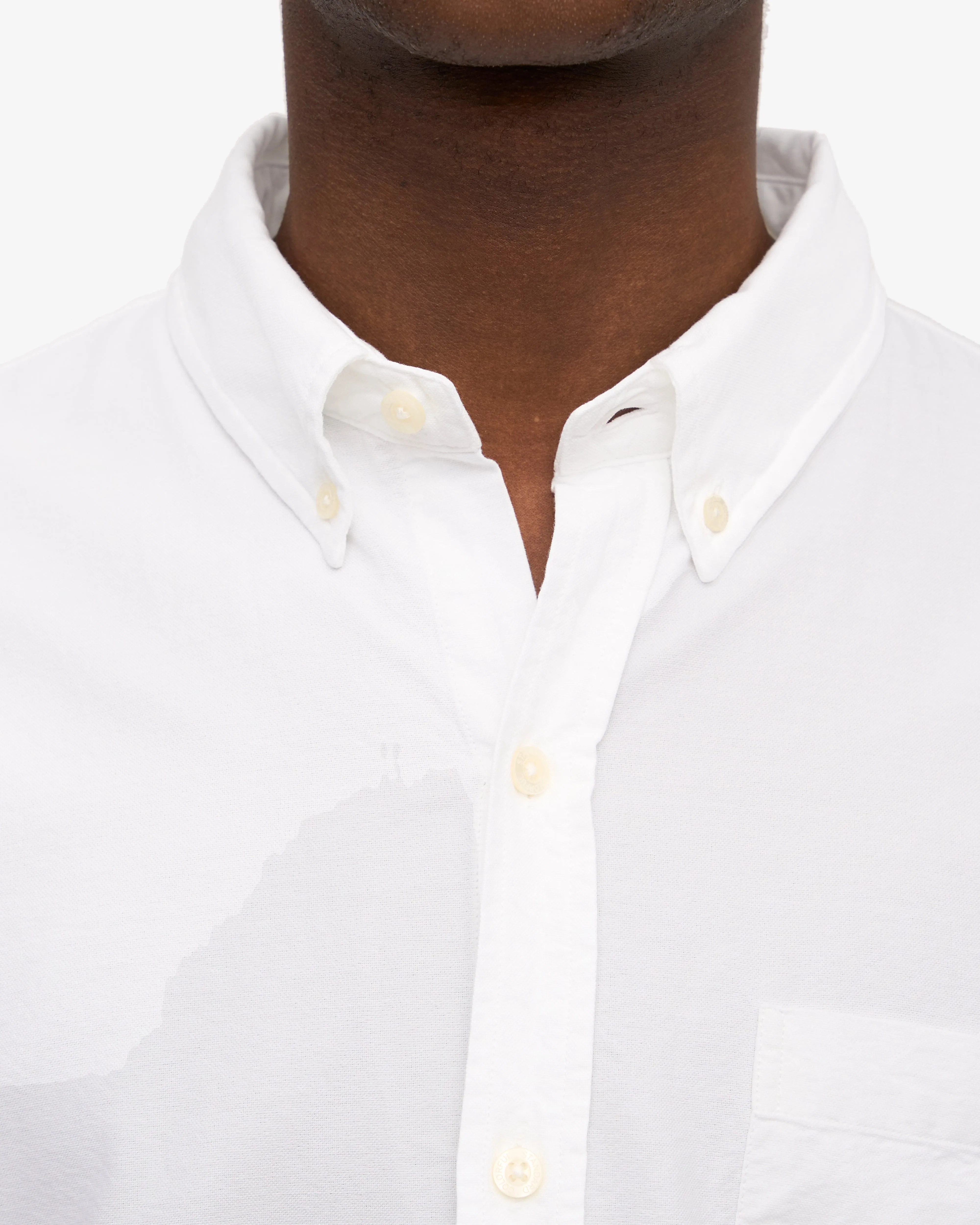 Organic Button Down Shirt - Optical White