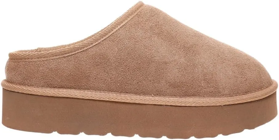 OUTWOODS Women Clog Slippers Closed Toe Fur Lined Slip On Clog Mule Slippers