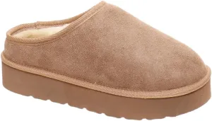 OUTWOODS Women Clog Slippers Closed Toe Fur Lined Slip On Clog Mule Slippers