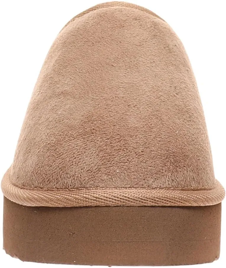 OUTWOODS Women Clog Slippers Closed Toe Fur Lined Slip On Clog Mule Slippers