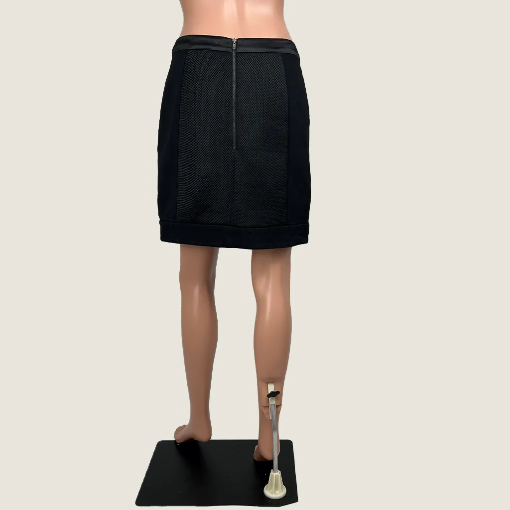 Oxford Black Mini Skirt 12