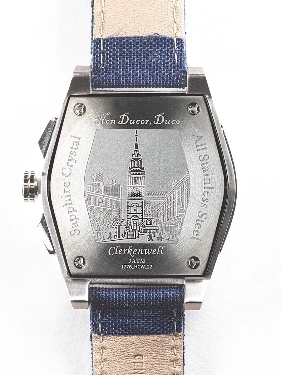 Oxford Blue Clerkenwell Quartz Chronograph