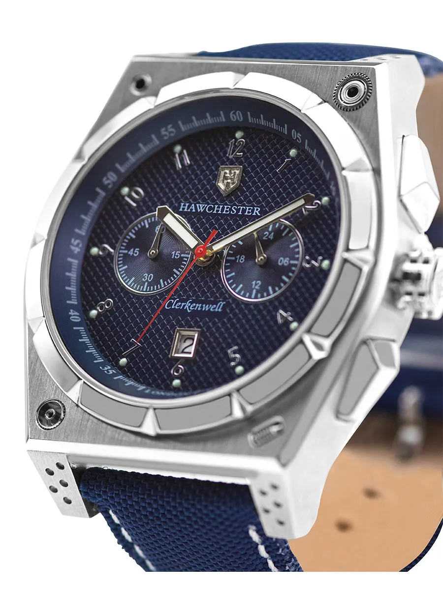 Oxford Blue Clerkenwell Quartz Chronograph