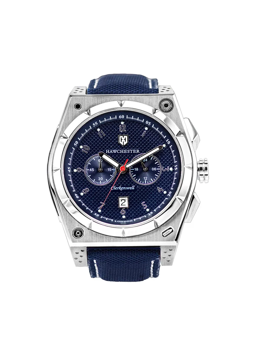 Oxford Blue Clerkenwell Quartz Chronograph