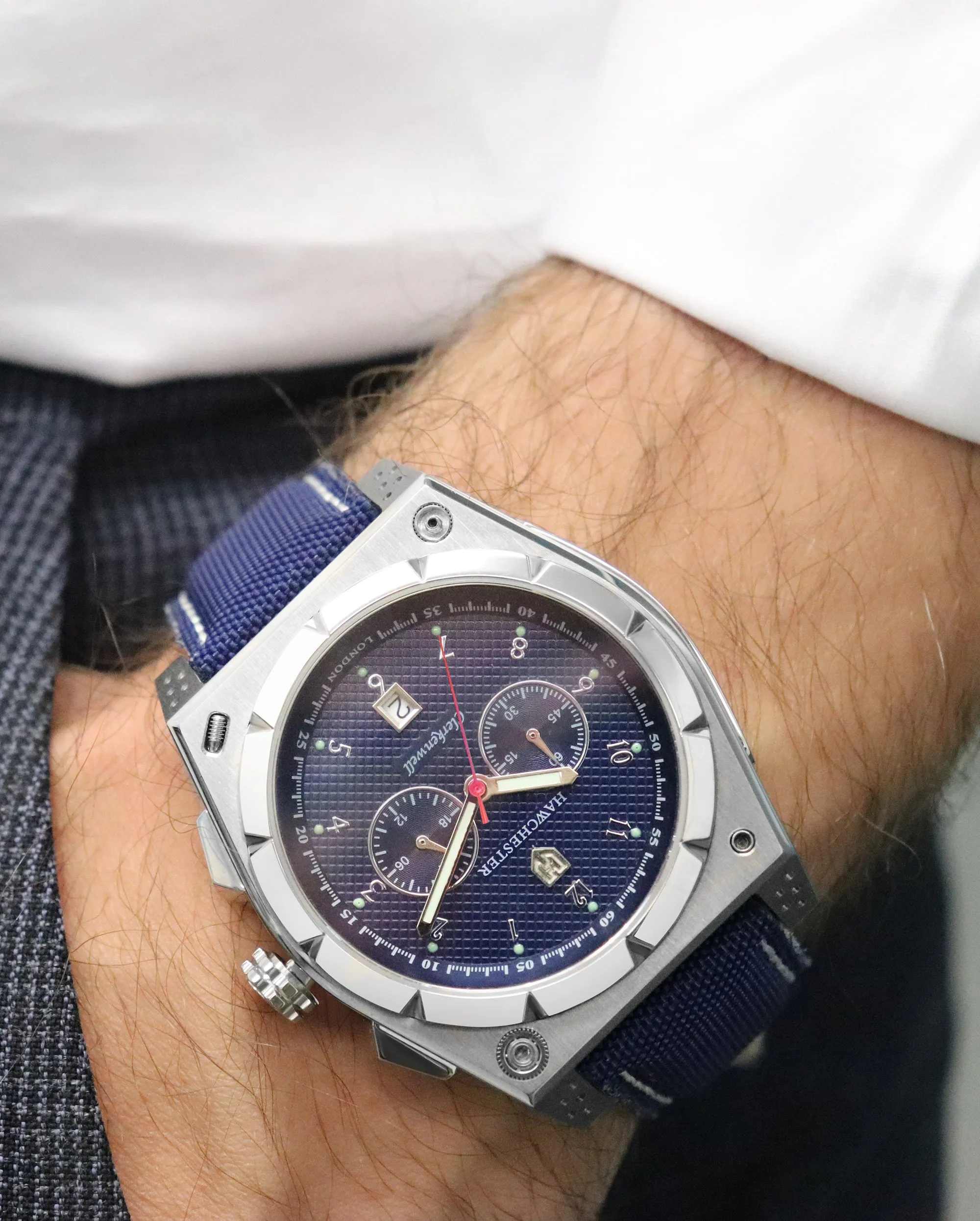 Oxford Blue Clerkenwell Quartz Chronograph
