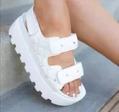 Patterened Platform Sandals