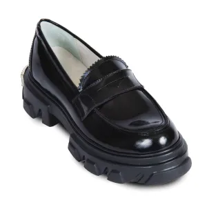Plain Loafer Leather Shoes By URBNKICKS