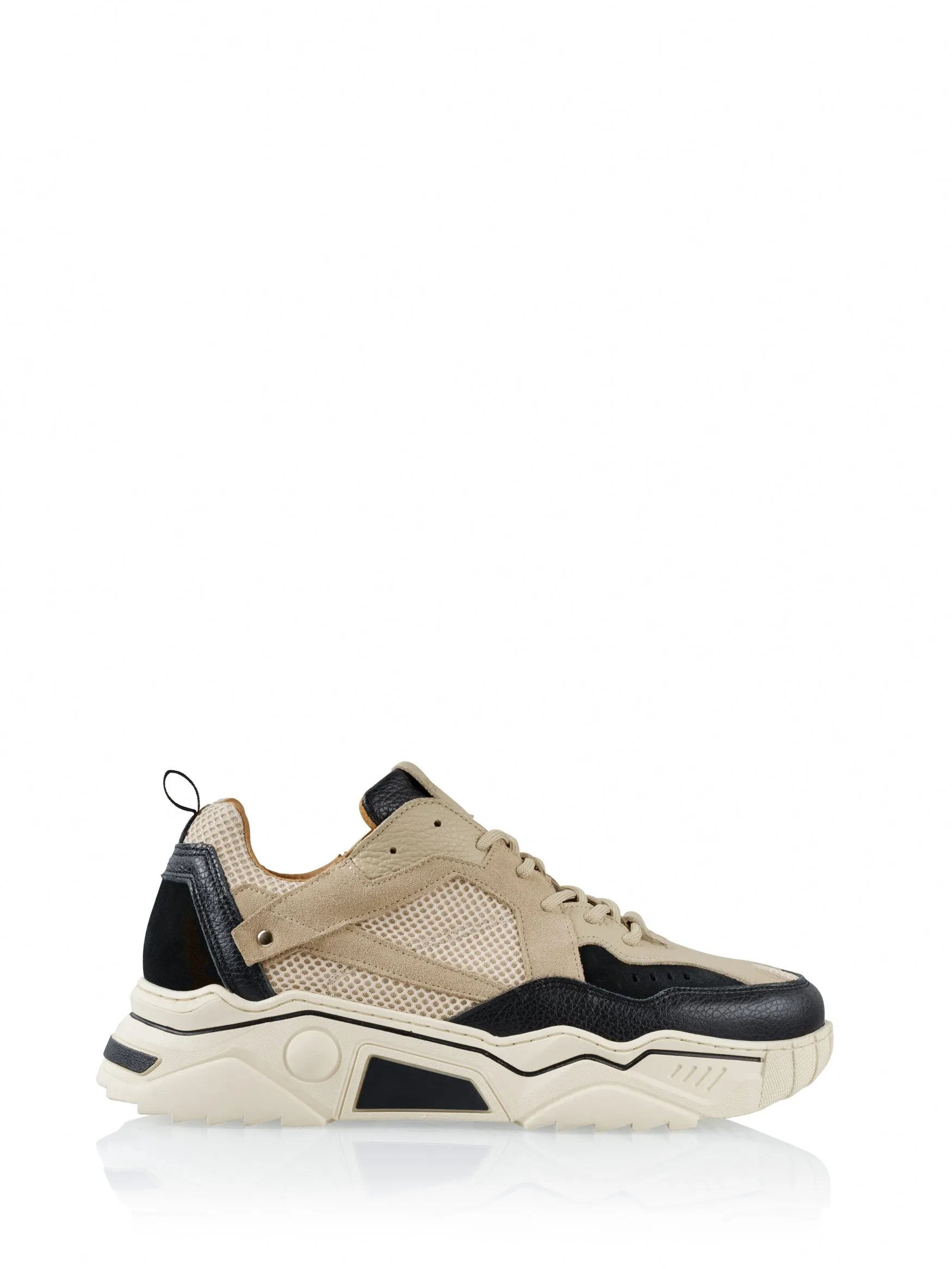 PLUTO MEN - Sneakers | Taupe / Black