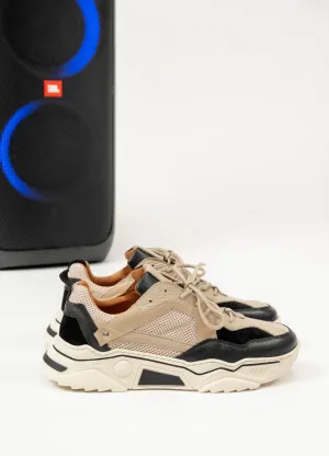 PLUTO MEN - Sneakers | Taupe / Black