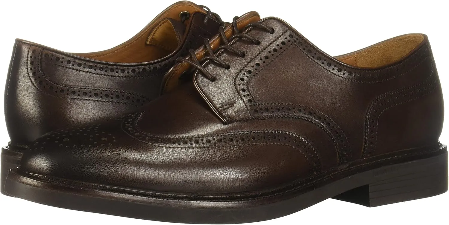 POLO RALPH LAUREN Men's Asher Wing Tip Uniform Dress Shoe