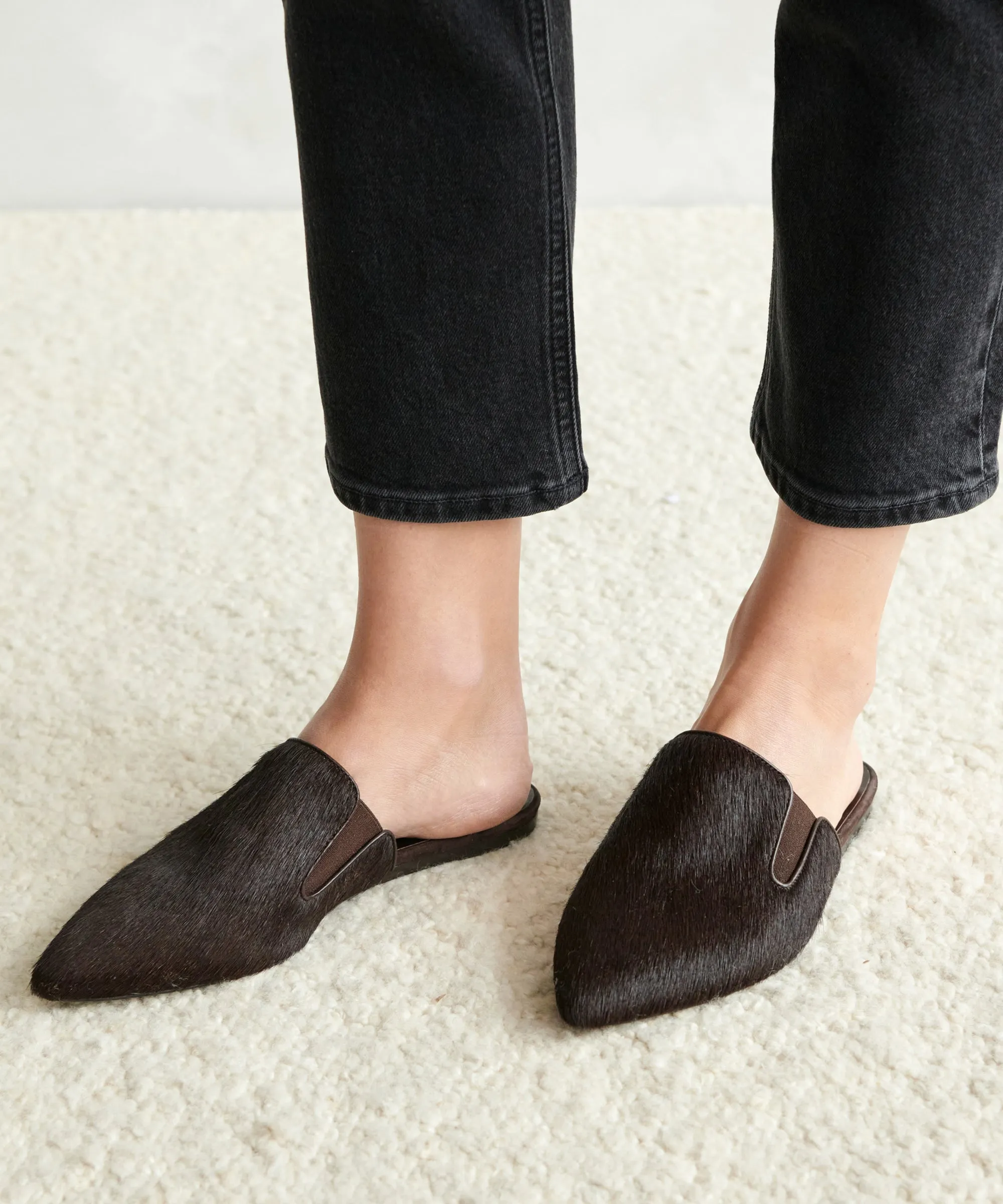 Pony Hair Mule