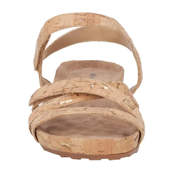 Pool Sandal: Gold Cork I Walking Cradle