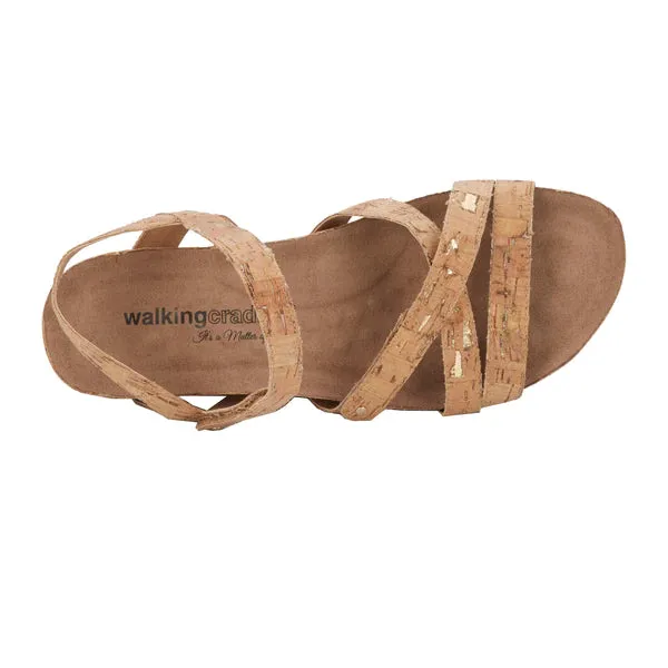 Pool Sandal: Gold Cork I Walking Cradle