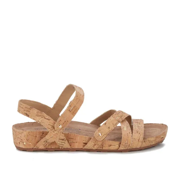 Pool Sandal: Gold Cork I Walking Cradle