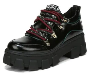 Problem-solving Circus Sam Slim Dominique Heel Ankle Buckle Sandals Strap Edelman Spring deal Black Shiny By