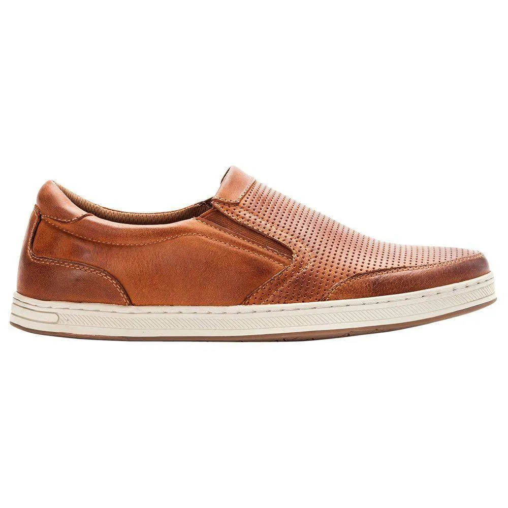 Propét Propet Men's Logan Nubuck, Nylon, Polyurethane, Rubber Slip On Sneakers