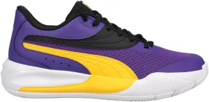 PUMA Men's Triple Low Basketball Sneaker, Prism Violet-Spectra Yellow, 9.5