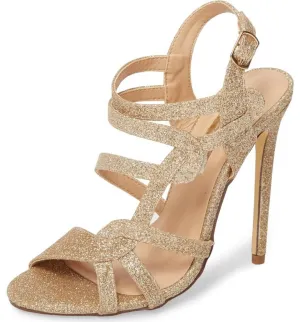 Pumps Strappy Prom Glitter Open Toe Sandal Gidget Lauren Formal Season clearance Lorraine On-demand assistance High