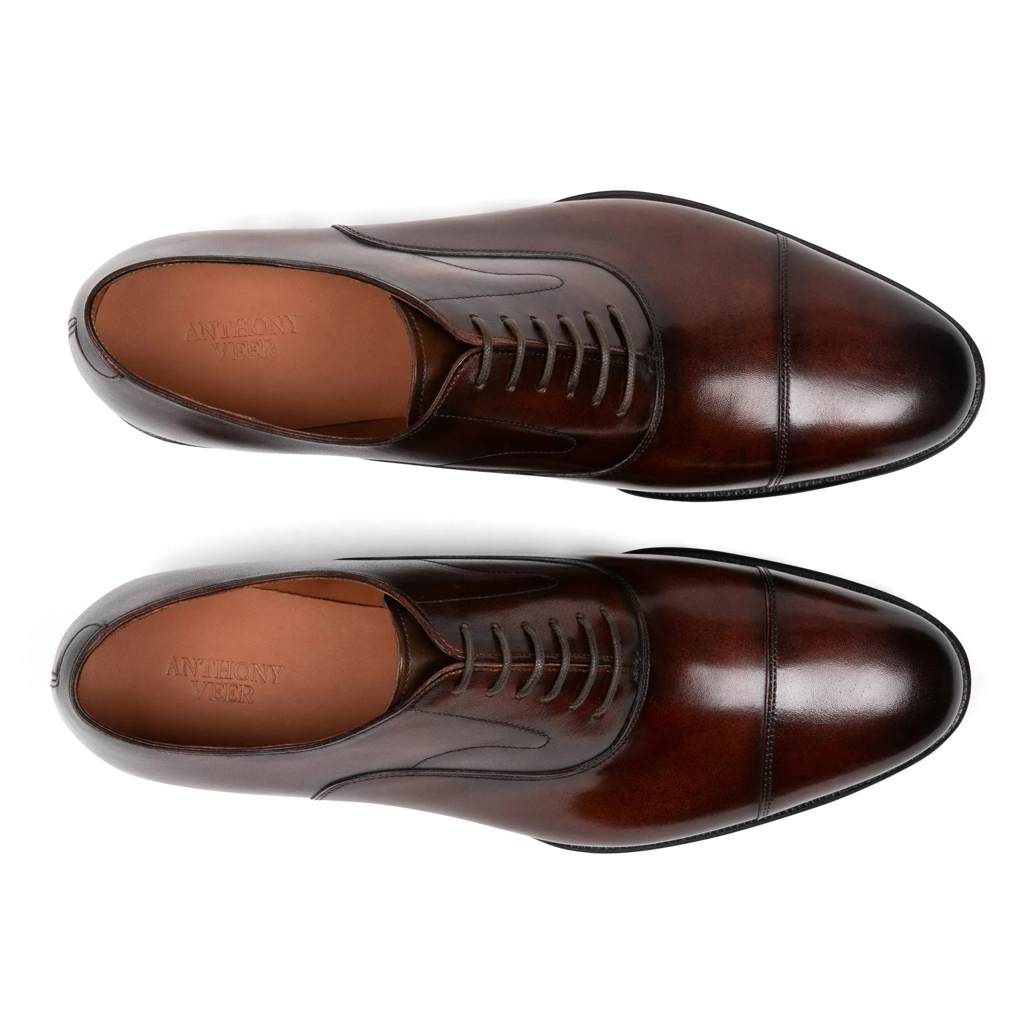 Regent Cap-Toe // Rustic Ember Cognac