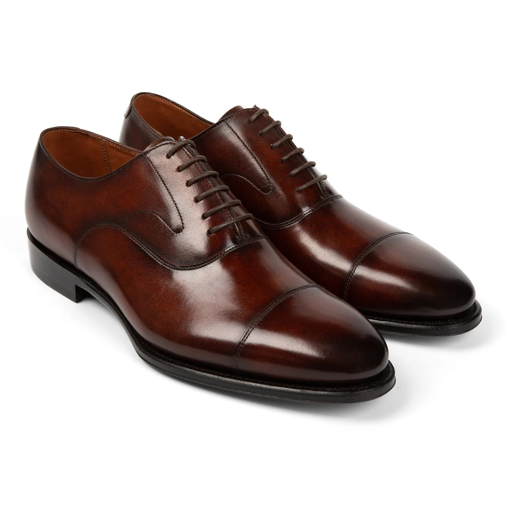 Regent Cap-Toe // Rustic Ember Cognac