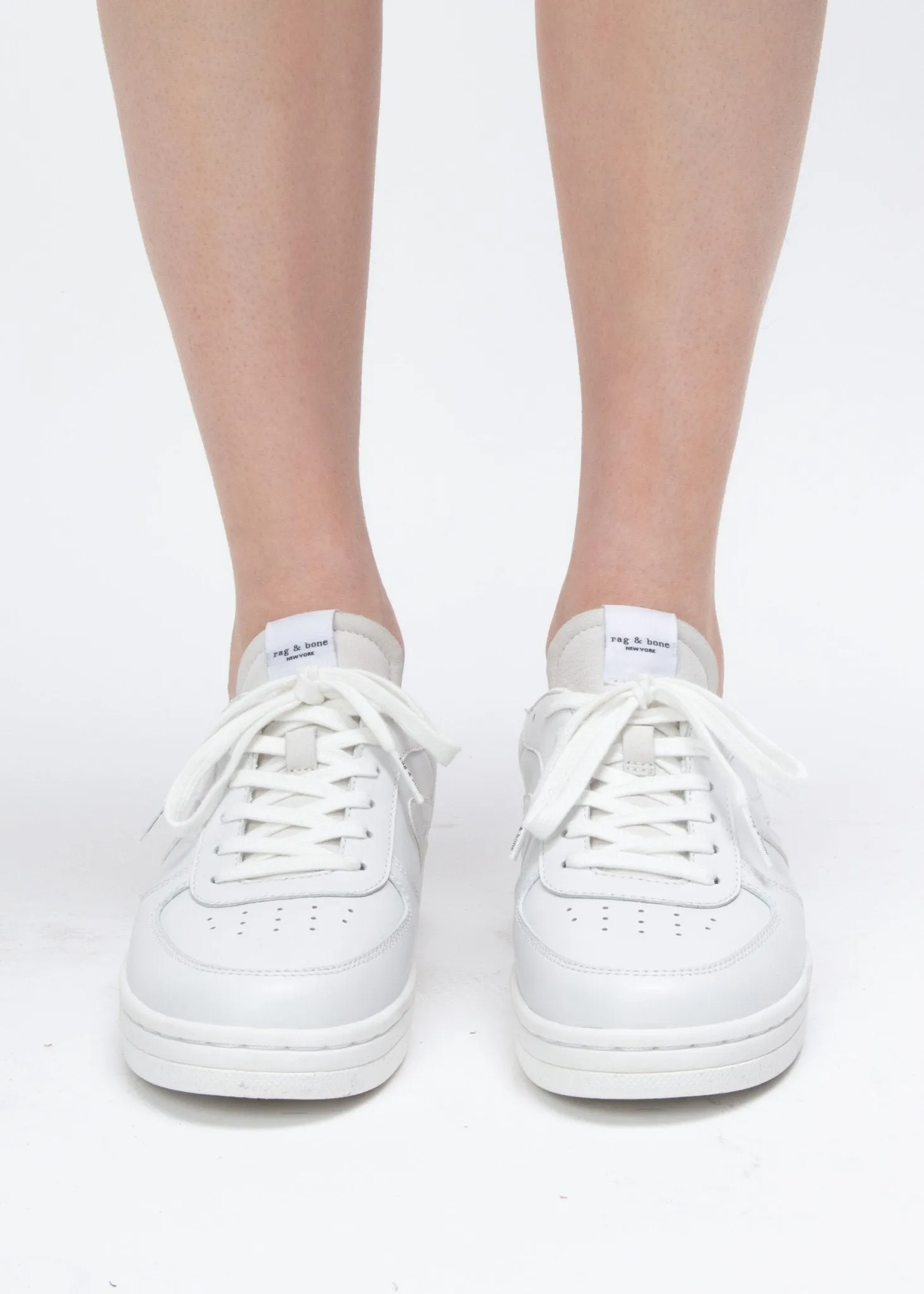 Retro Court Mule in White
