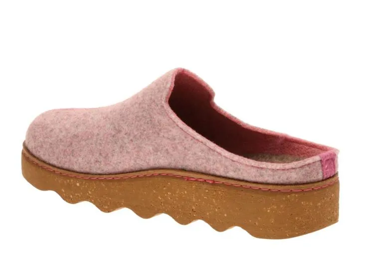 Rohde 6120-44 Womens Mule Slippers Rose
