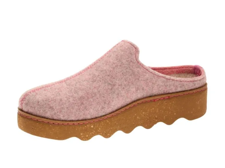 Rohde 6120-44 Womens Mule Slippers Rose
