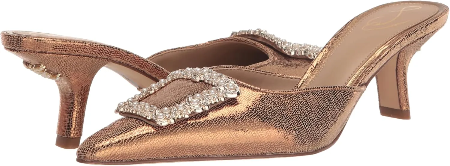 Sam Edelman Women's Brit Kitten Heel Mule