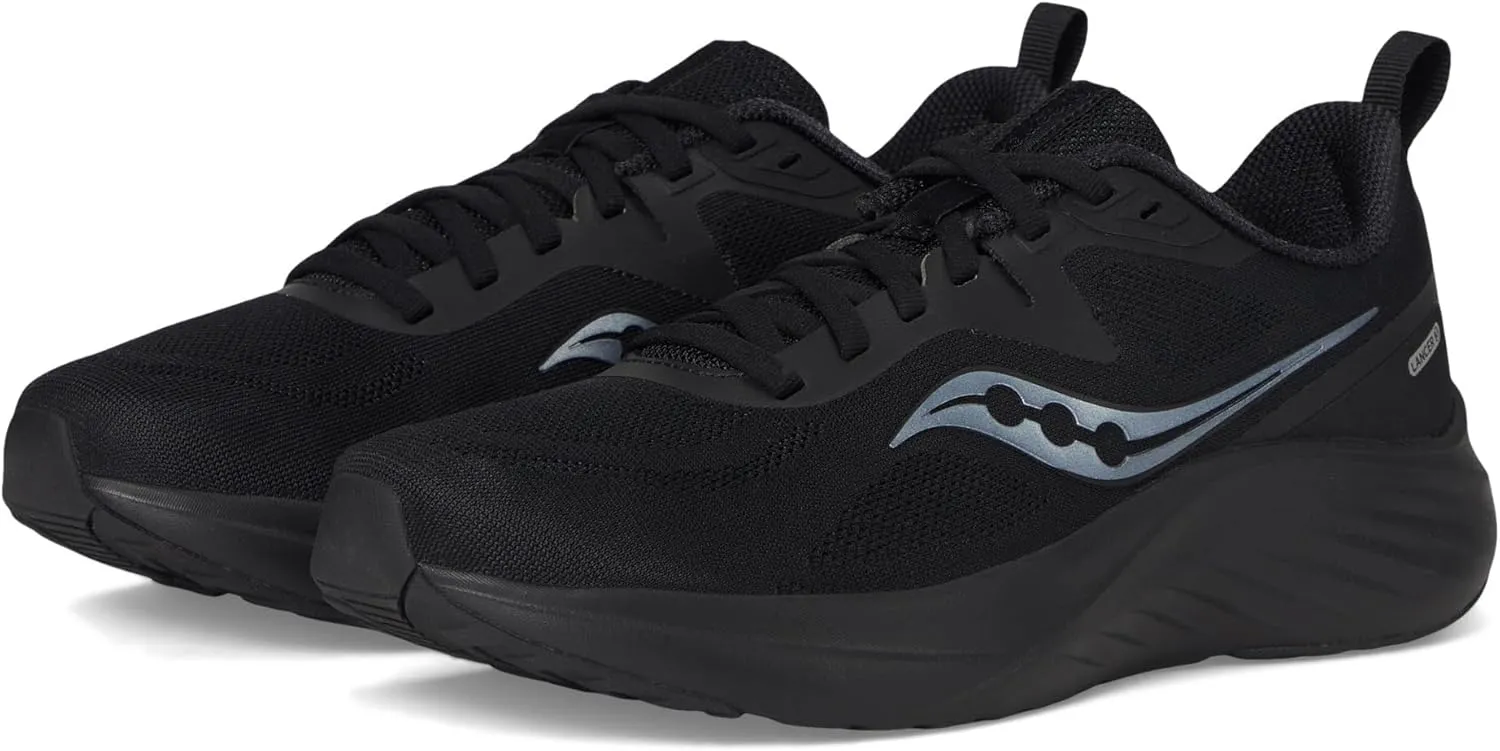 Saucony Women's Lancer 3 Sneaker, Triple Black, 9
