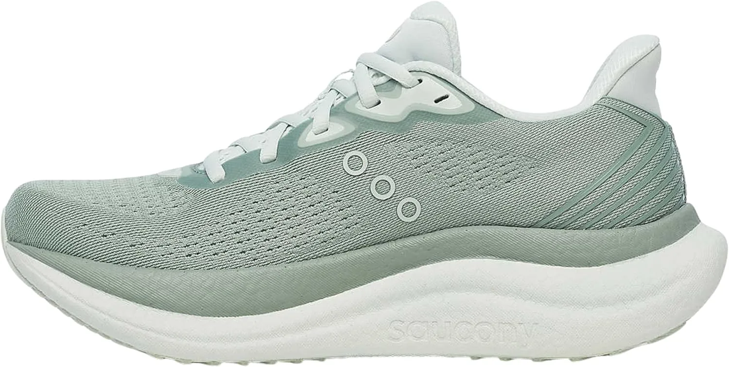 Saucony Women's Triumph 23 Sneaker, Iceberg/Aloe, 5.5
