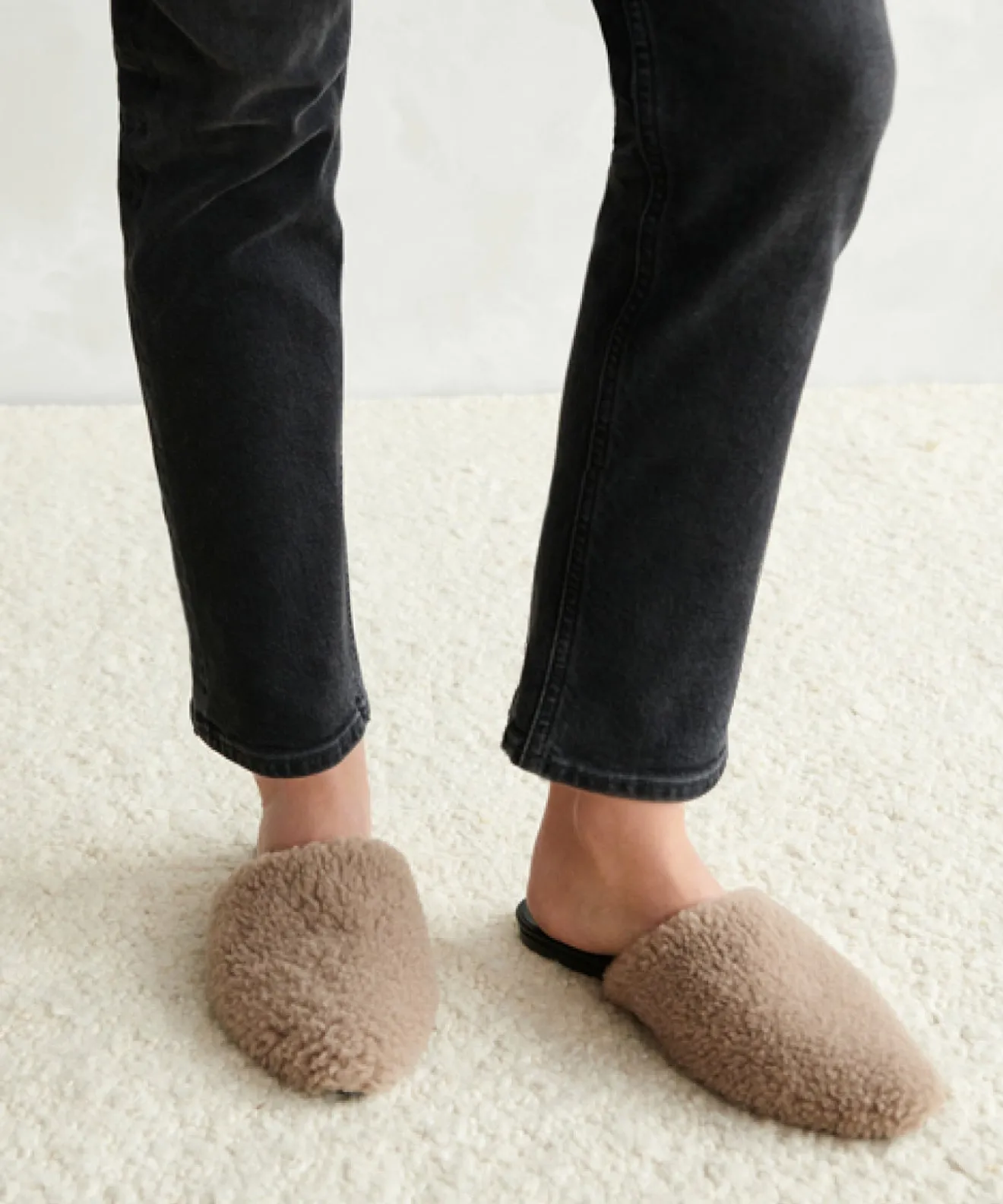 Shearling Mule