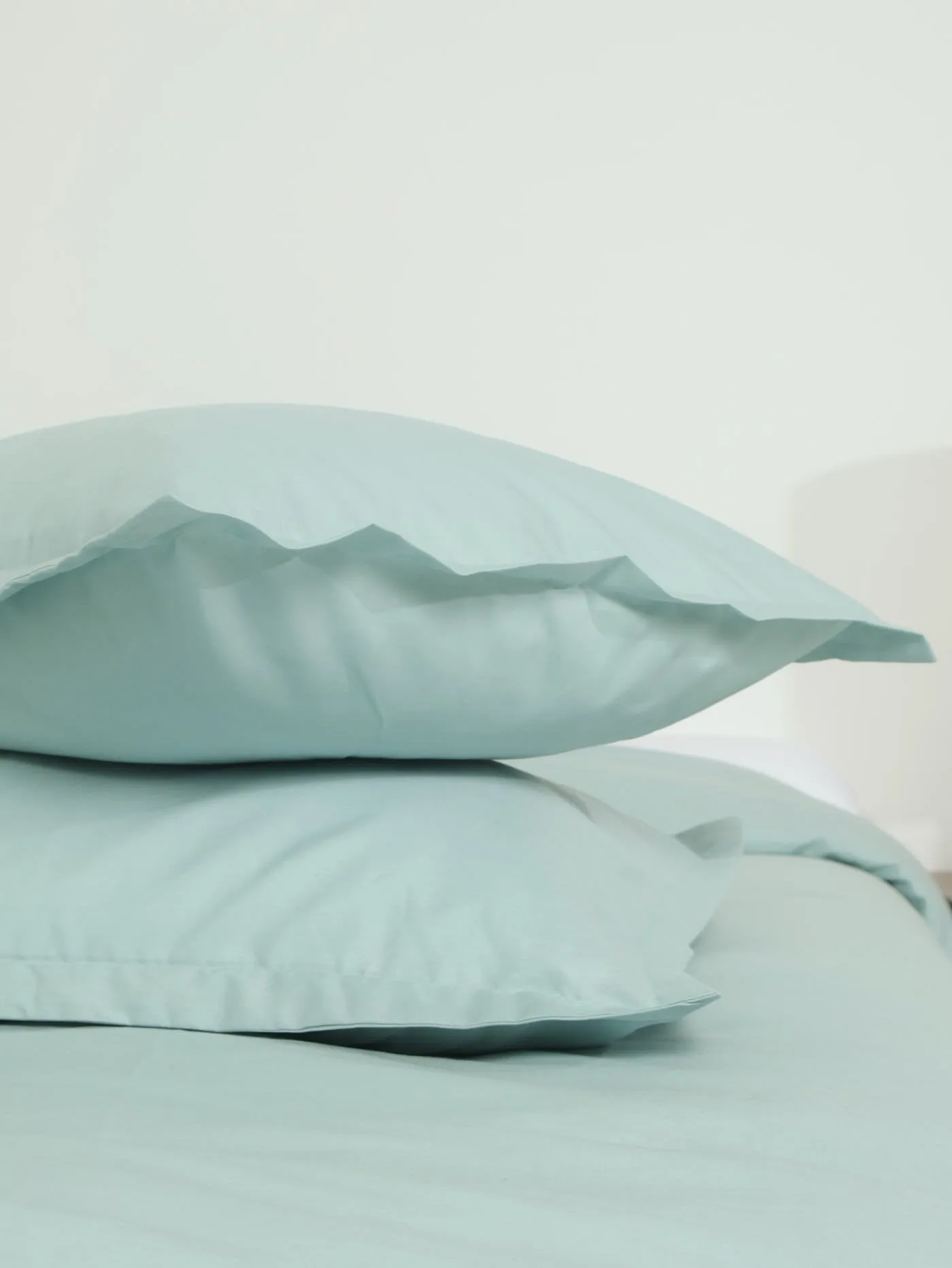 Single & 3/4 Modern Oxford Duvet Set - Duck Egg