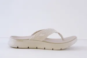 SKECHERS - 141404 GO WALK FLEX SLENDOR TOE-POST MULE - CREAM