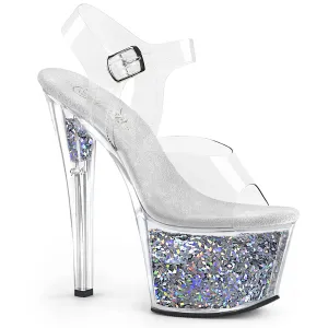 SKY-308GF - Clr/Slv Multi Glitter